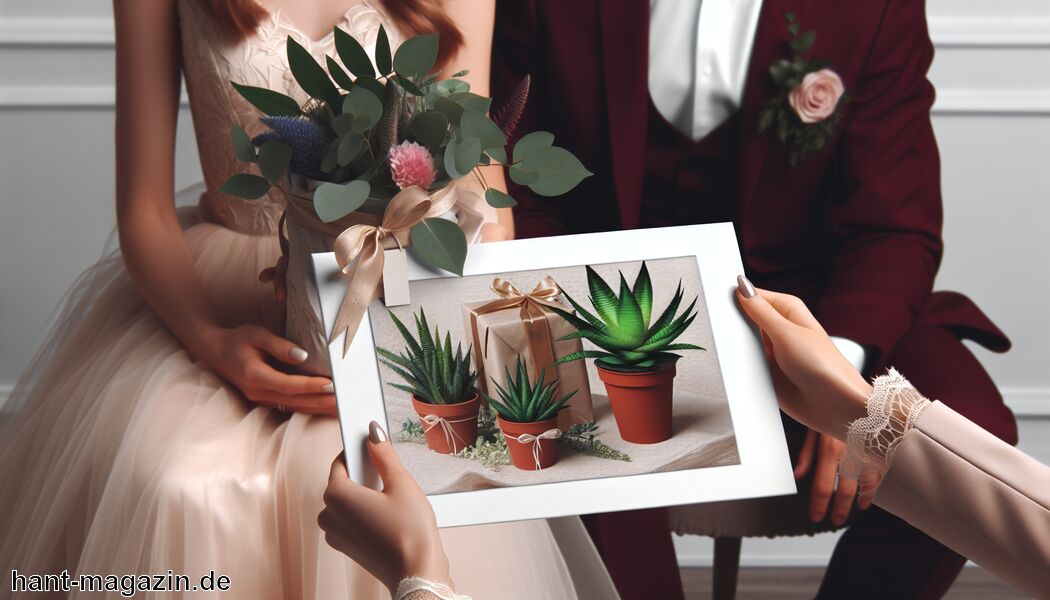 Die perfekte Pflanze als Geschenk zur Hochzeit wählen