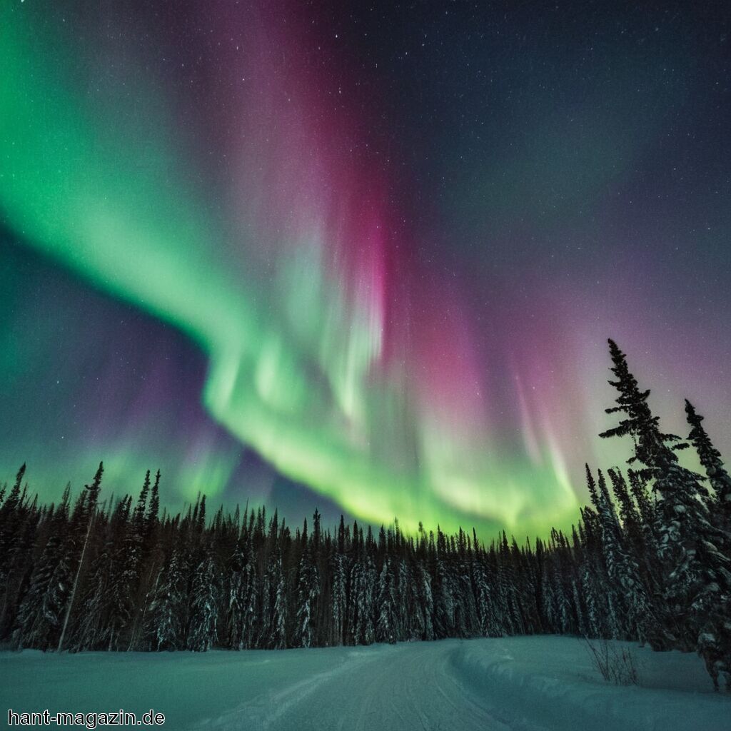Flitterwochen Fairbanks » Die Magie der Nordlichter