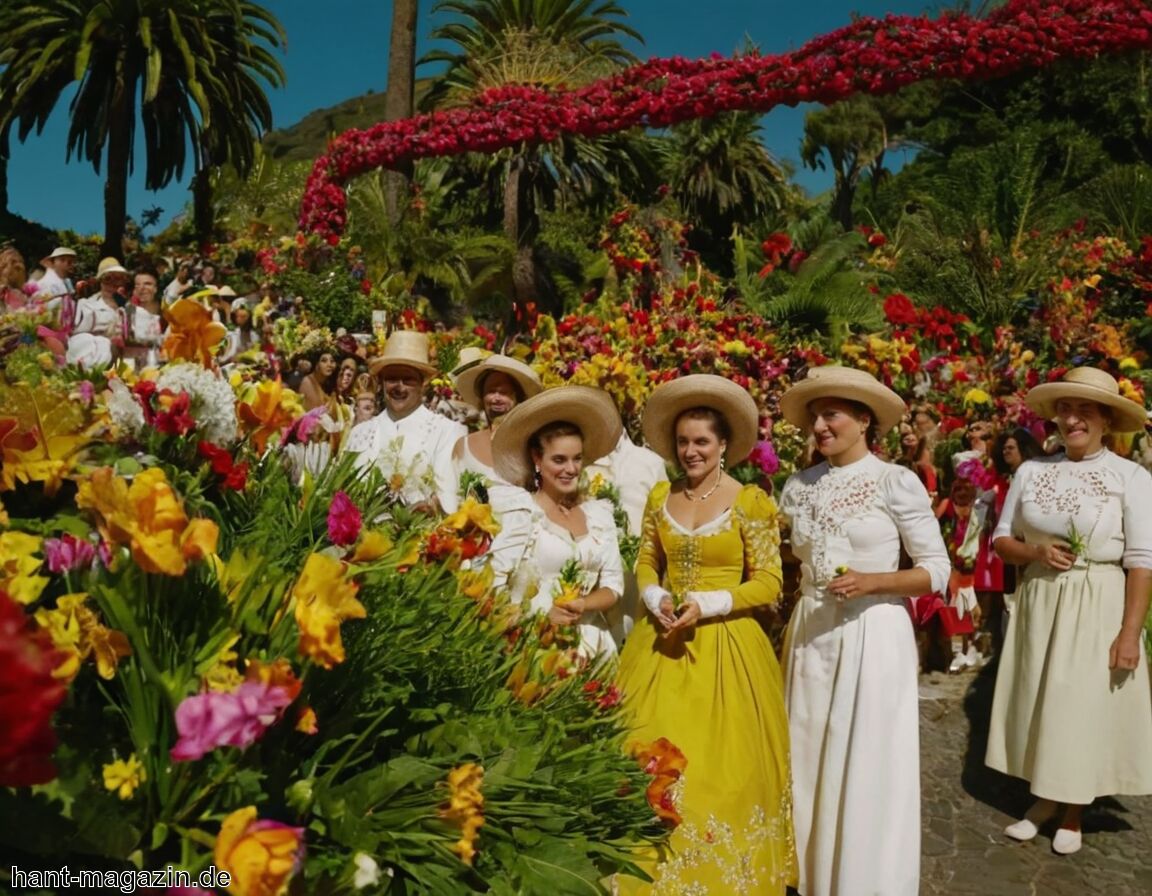 Traditionelle Blumenfestivals erleben - Flitterwochen Funchal » Blumenparadies Madeira erleben