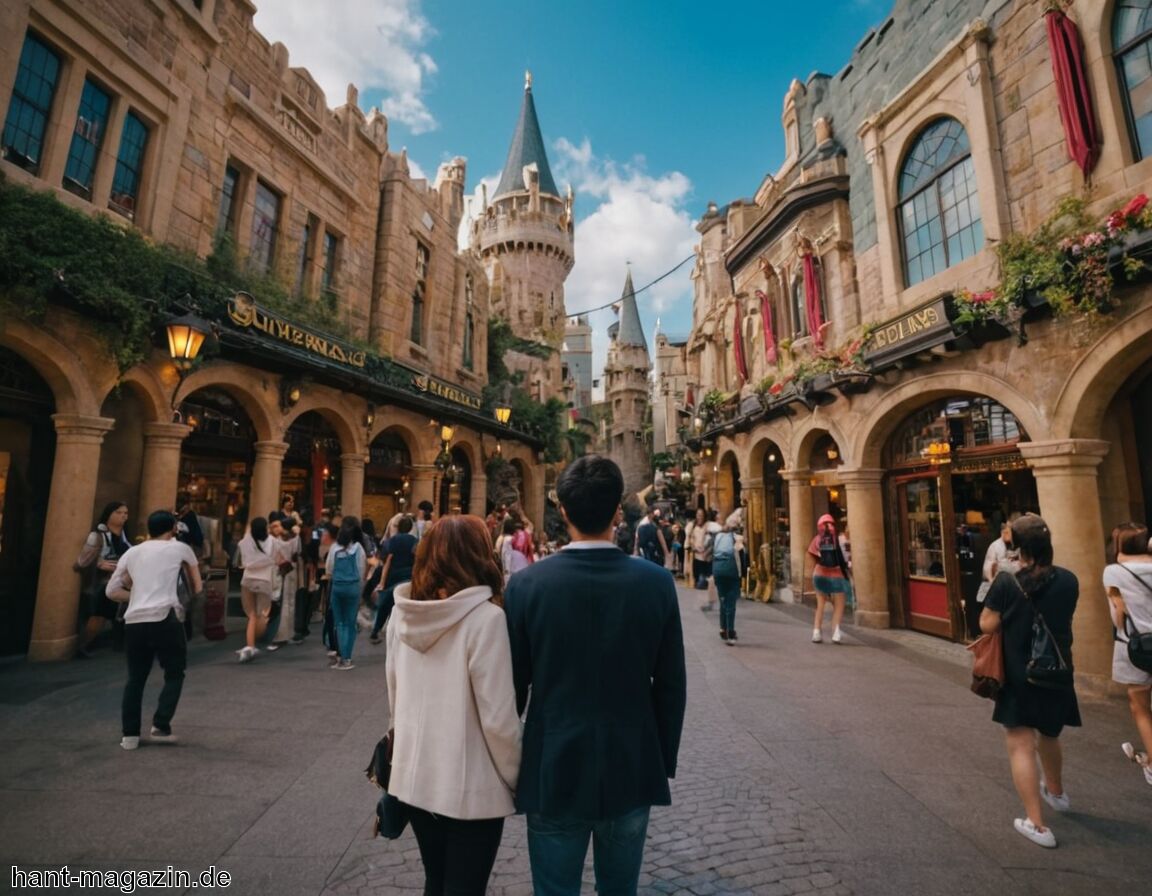 Erkundung des Universal Studios Japan - Flitterwochen Osaka » Lebendige Stadt und köstliches Essen