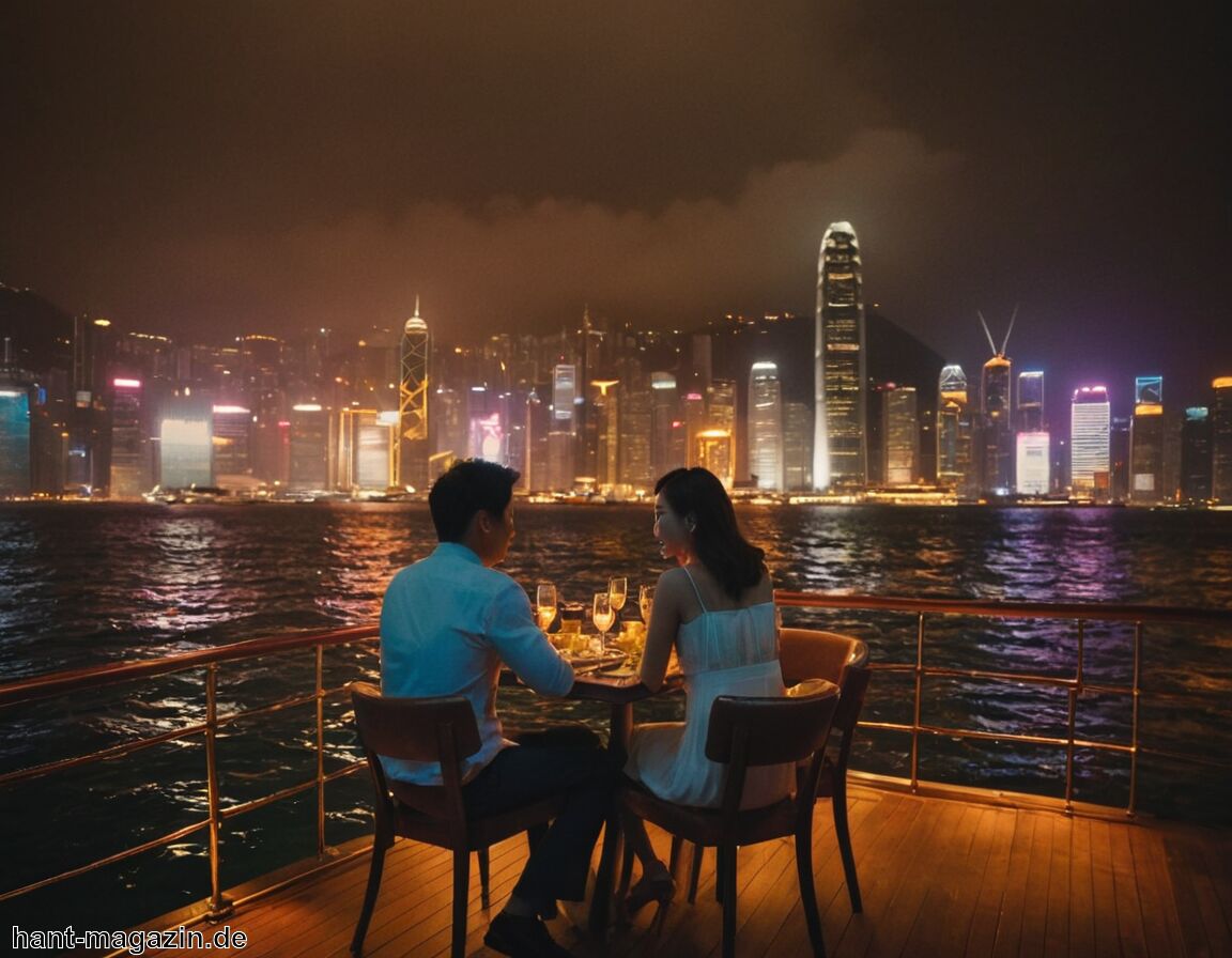 Bootstour im Hafen bei Nacht genießen   - Flitterwochen Hongkong » Skyline und Kulinarik erwarten dich
