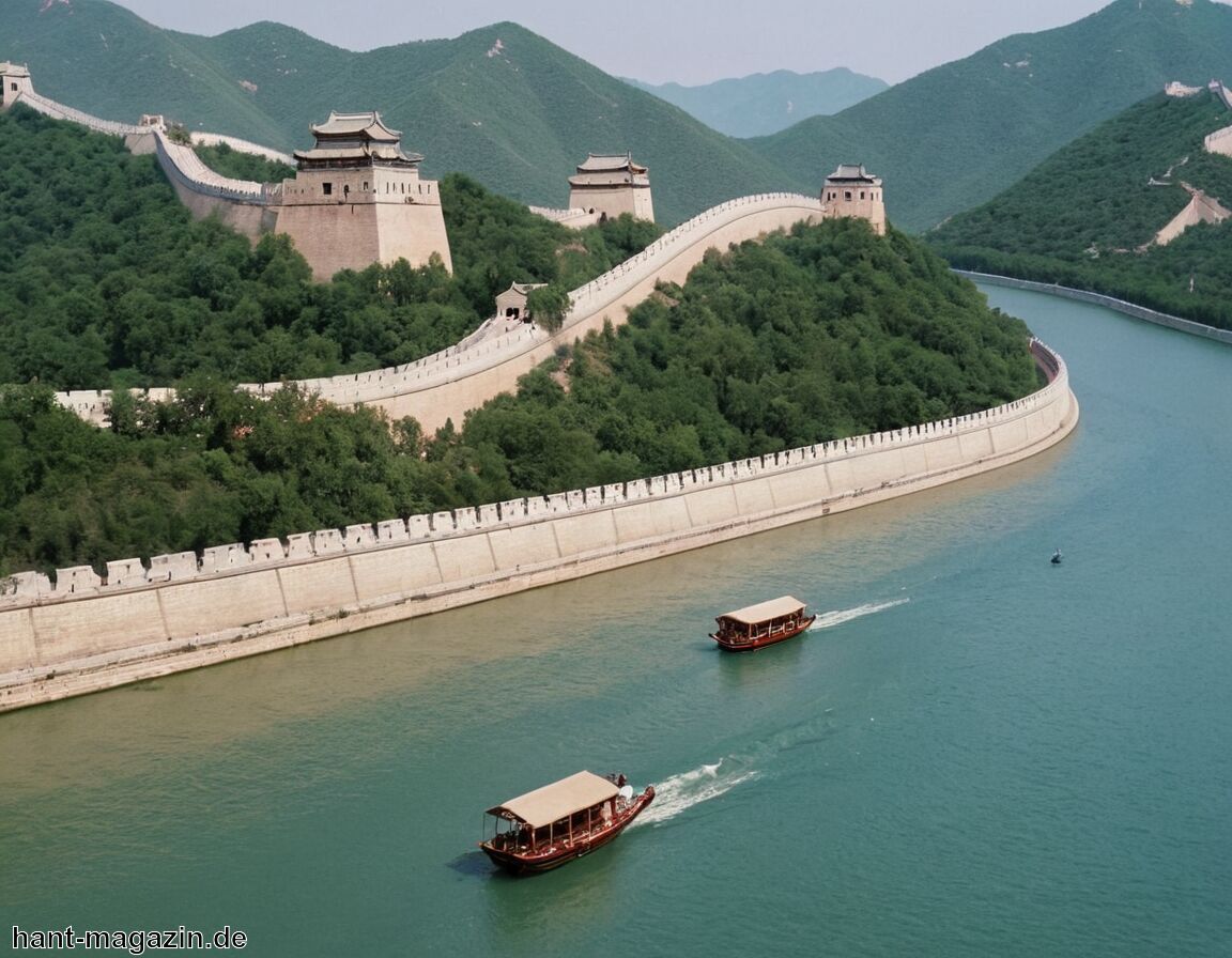 Bootsfahrten auf dem Kunmingsee   - Flitterwochen Peking » Große Mauer und Sommerpalast