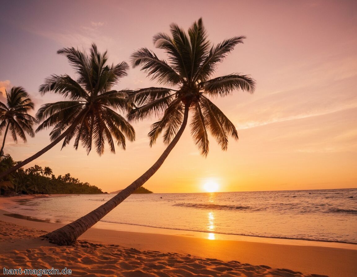 Romantische Sonnenuntergänge am Strand - Flitterwochen Tahiti » Südseeidylle pur erleben