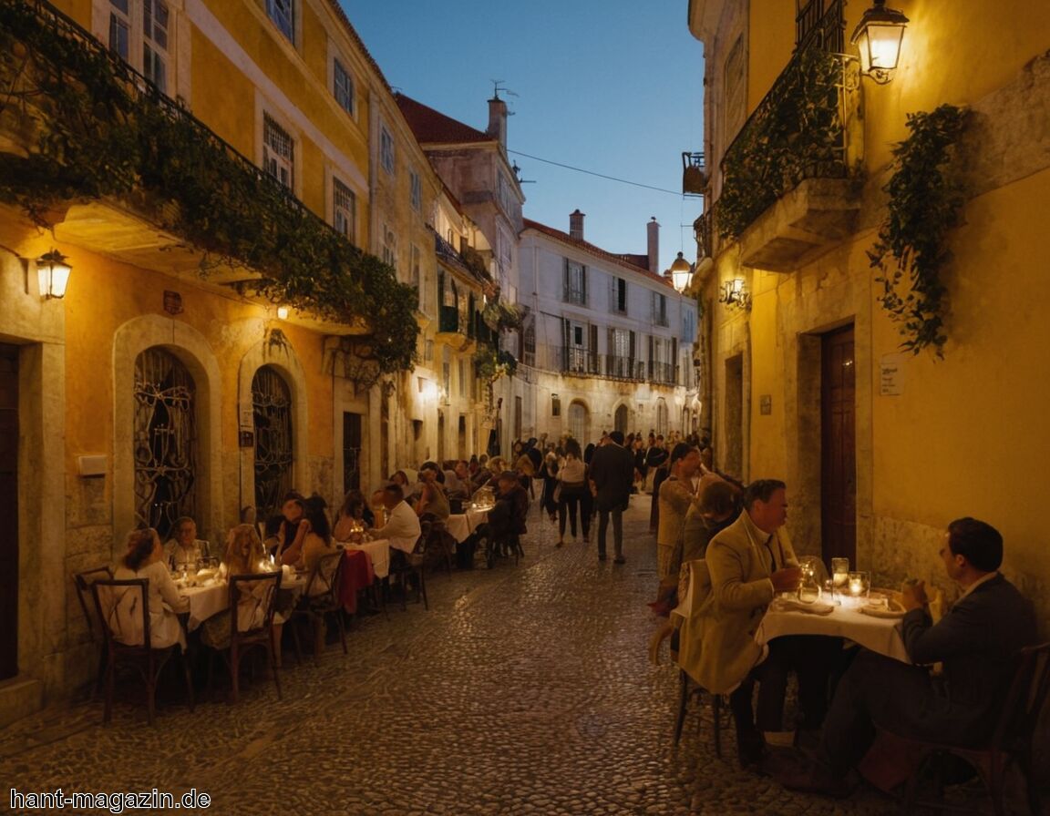 Fado-Musik in traditionellen Tavernen erleben   - Flitterwochen Lissabon » Charmante Straßen und köstliches Essen