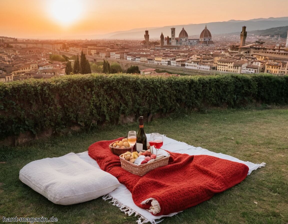Romantisches Picknick am Piazzale Michelangelo - Flitterwochen Florenz » Wiege der Renaissance erleben