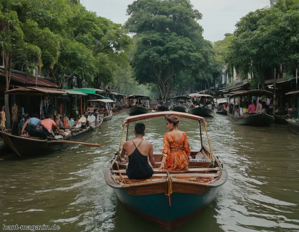 Bootsfahrten auf den Kanälen unternehmen   - Flitterwochen Bangkok » Lebensfreude und Kultur in Thailand