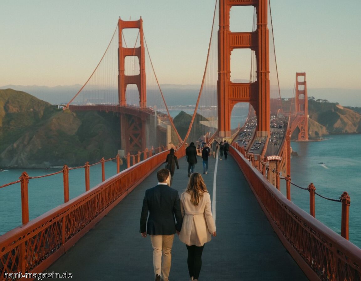 Flitterwochen San Francisco » Golden Gate und charmante Stadt erkunden